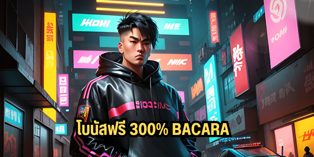 โบนัสฟรี 300% bacara